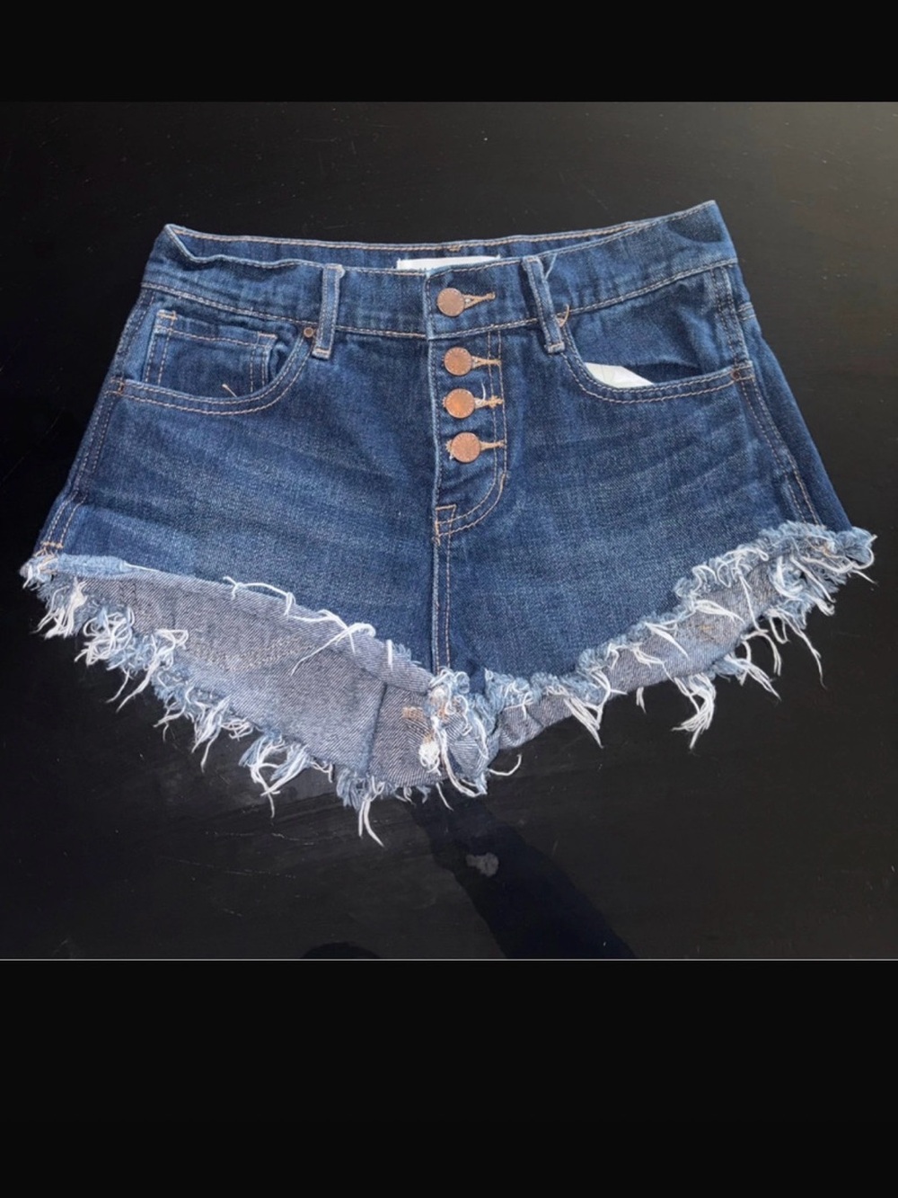 Bullhead Denim Co size 24 high rise denim
shorts size 25